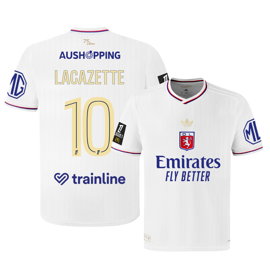 MAILLOT COLLECTOR LACAZETTE 75 ANS OL - HOMME
