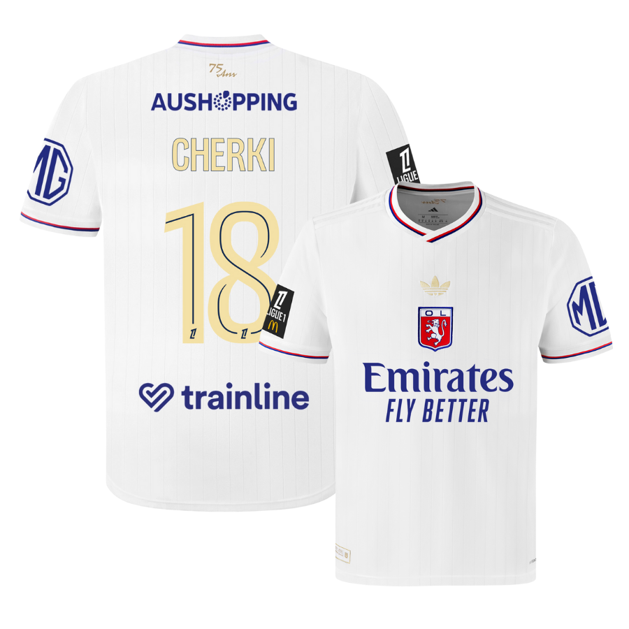 MAILLOT COLLECTOR CHERKI 75 ANS OL - HOMME