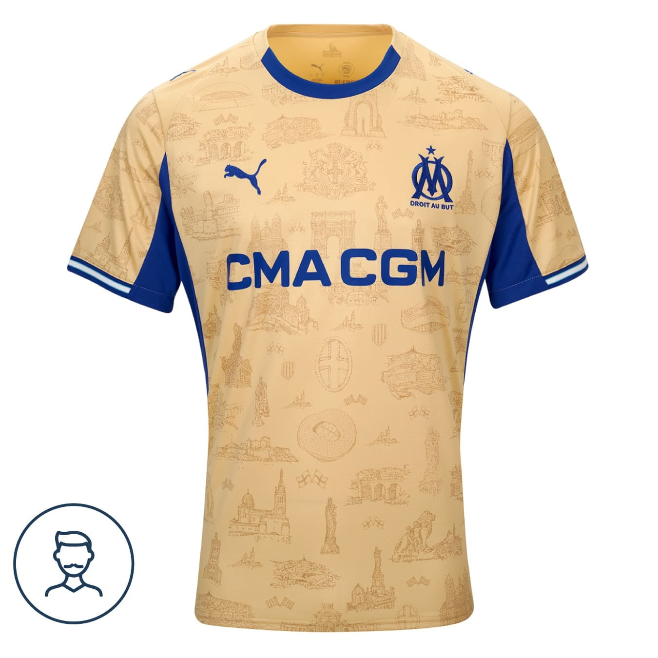 Maillot OM Marseille Monumentale 2025/26 - Homme